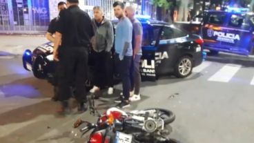 Jorge Messi en el lugar del siniestro.