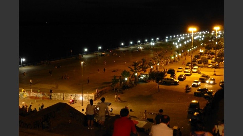 La pareja actuaba en el Parque España. 