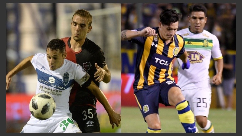 Newell's ante el Lobo, Central frente al Tiburón.