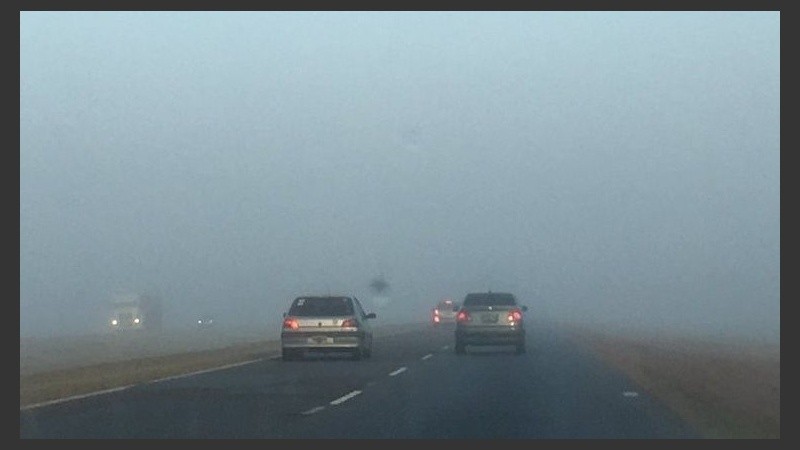 Niebla en ruta. 