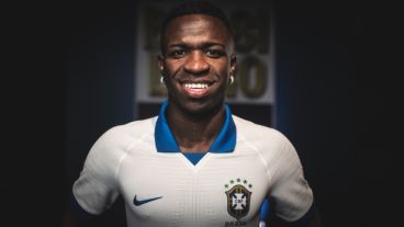 El juvenil estrella Vinicius fue el encargado de la presentación.