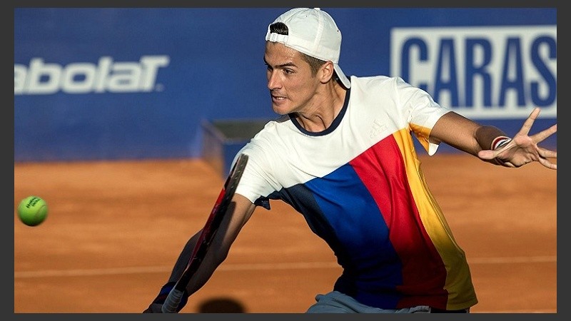 Coria tiene 27 años. Se metió en octavos en Barletta.