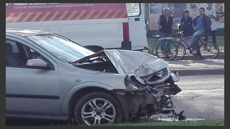 El choque ocurrió el sábado en zona sur.
