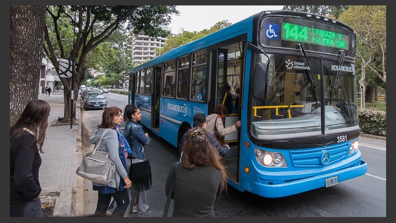 Menos pasajeros para los colectivos rosarinos. 