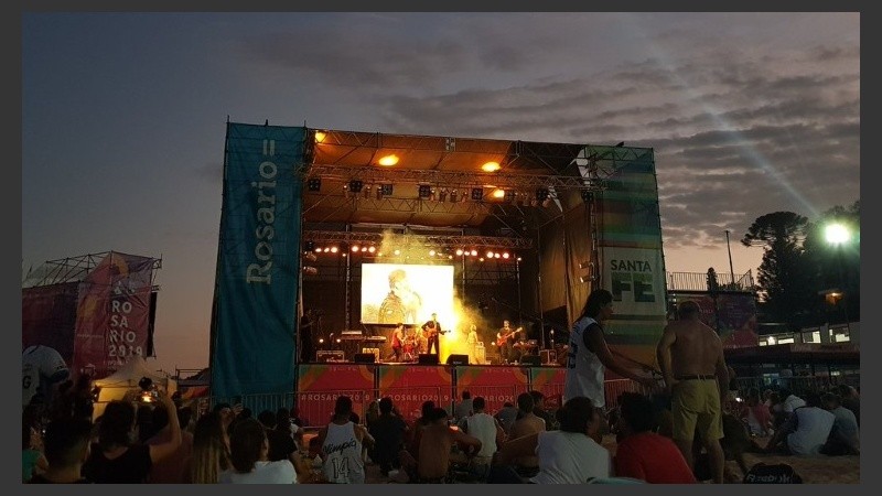 Uno de los espectáculos gratuitos organizados por la ciudad y la provincia en el último tiempo. 