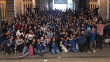 Festejo del Frente Patria en la Facultad de Derecho.