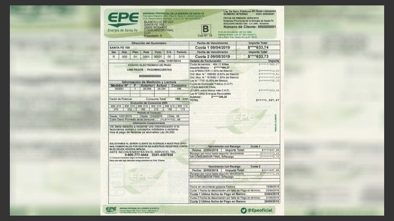 Las nuevas facturas impresas en papel 100% sustentable, tienen el fin de reducir de la tala de árboles. 