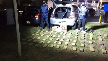 El procedimiento en la autopista se hizo en inmediaciones de una estación de servicios.