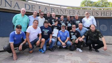 El acto se realizó en el Parque Nacional a la Bandera.