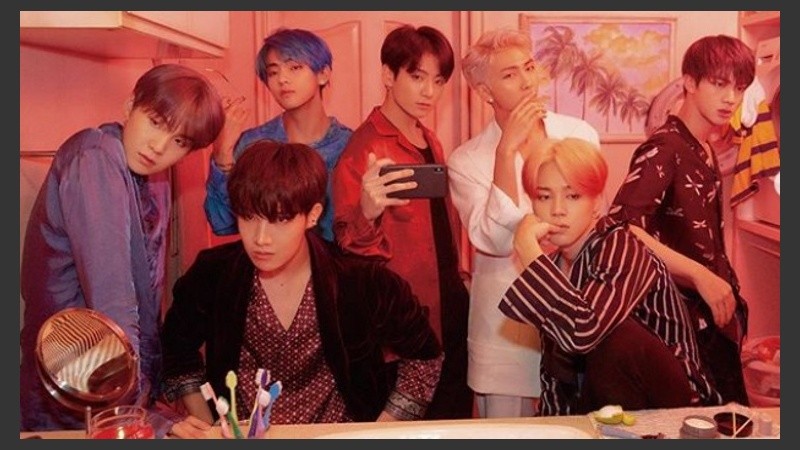 BTS está integrado por Jin, Suga, J-Hope, RM, Jimin, V y Jungkook.