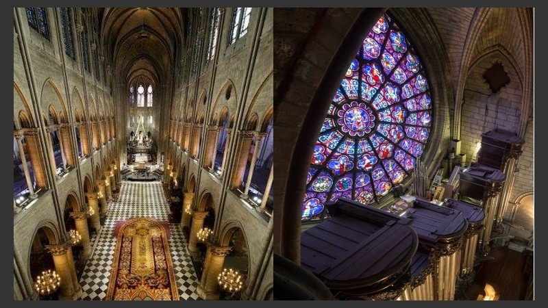 La catedral de Notre Dame de París, en llamas desde este jueves por la tarde.