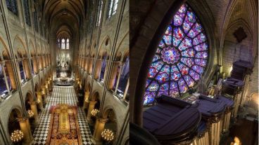 La catedral de Notre Dame de París, en llamas desde este jueves por la tarde.