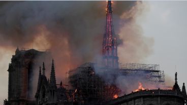 El área central fue la que primero ardió.