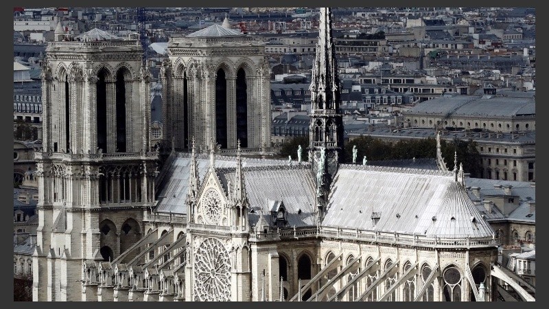 Imponente. Así lucía la catedral antes del siniestro.