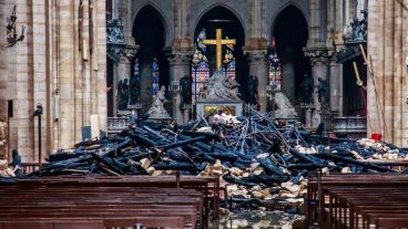 La estructura quedó en pie; la cubierta fue la que más sufrió.