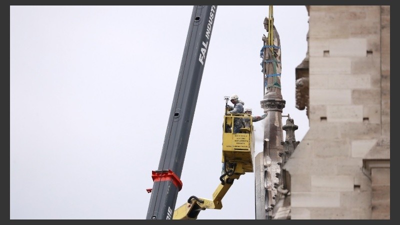 La estructura quedó en pie; la cubierta fue la que más sufrió.