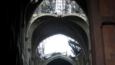 La estructura quedó en pie; la cubierta fue la que más sufrió.