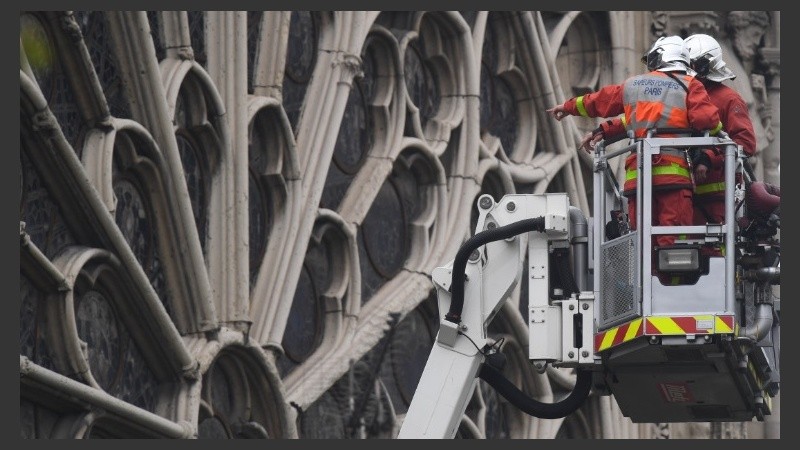 La estructura quedó en pie; la cubierta fue la que más sufrió.