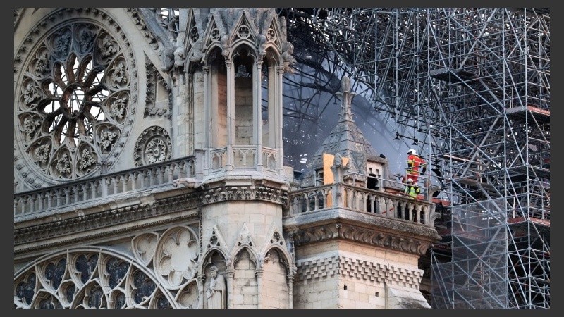 La estructura quedó en pie; la cubierta fue la que más sufrió.