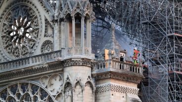 La estructura quedó en pie; la cubierta fue la que más sufrió.