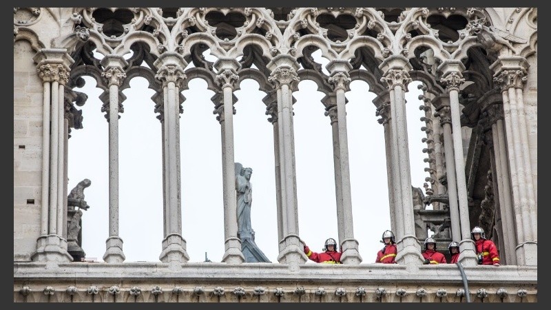La estructura quedó en pie; la cubierta fue la que más sufrió.