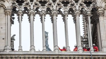 La estructura quedó en pie; la cubierta fue la que más sufrió.