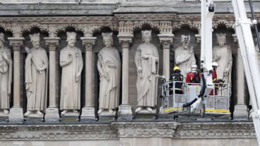 La estructura quedó en pie; la cubierta fue la que más sufrió.