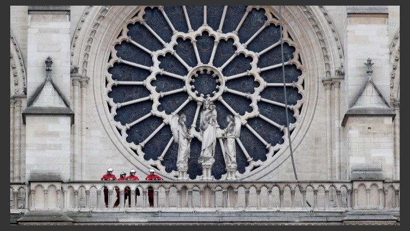 La estructura quedó en pie; la cubierta fue la que más sufrió.