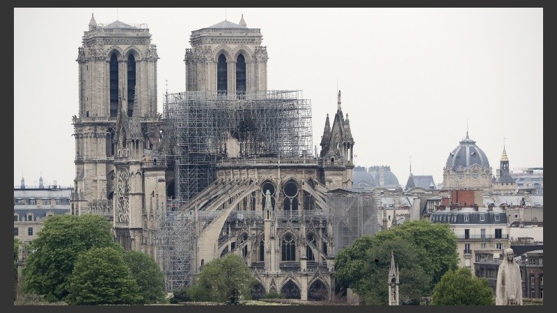 La estructura quedó en pie; la cubierta fue la que más sufrió.