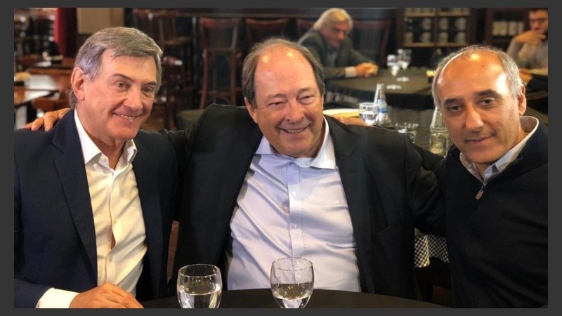 Jorge Boasso, Ernesto Sanz y Claudio Díaz.
