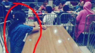 La foto de Michael Fanny que generó indignación.