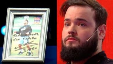 "Lo vendo porque no soy fanático del fútbol", explicó Manuel, el participante de "Cinco pasos y una ayuda".