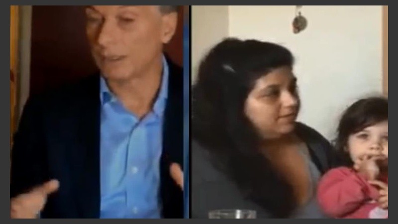 El video de Macri con los vecinos. 