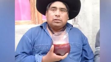"Pepo" Tolaba en el polémico video que se viralizó.