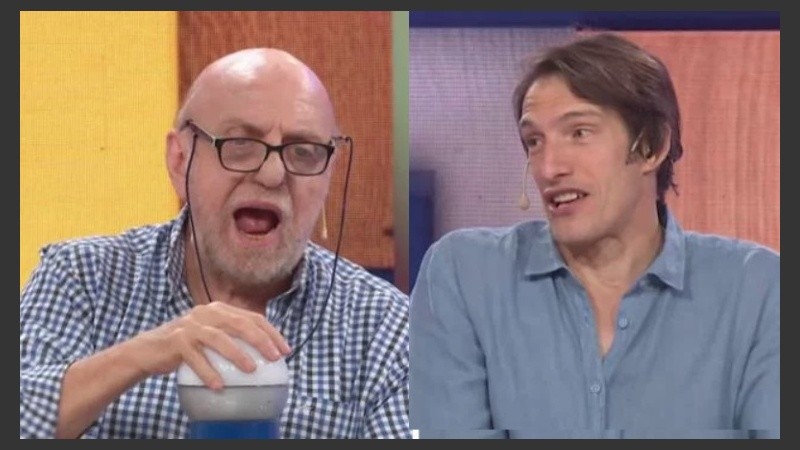 Una captura del ida y vuelta entre Horacio Pagani e Iván de Pineda.