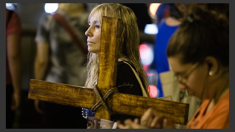 Fieles de todo el país y el extranjero participaron del Vía Crucis 2019.