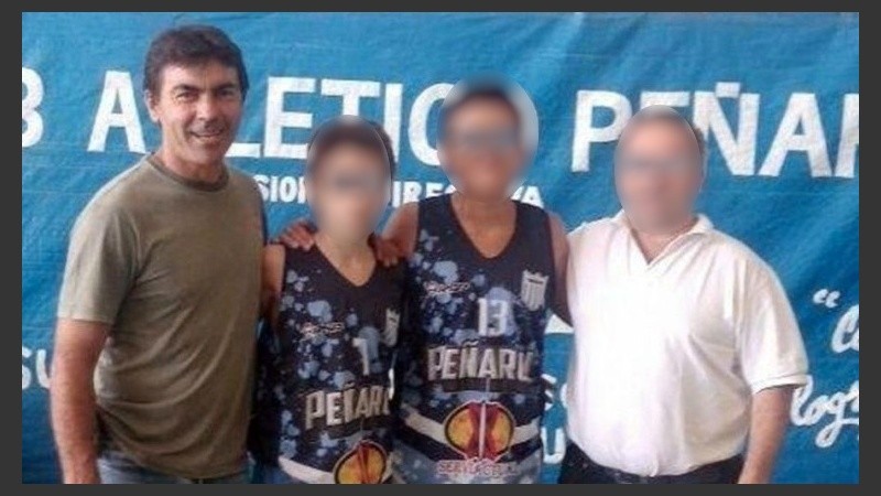 Carlos Moriggia (primero a la izquierda) tenía 52 años.