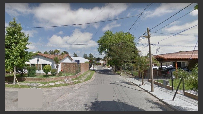 La esquina de El Tala y La Peperina en Ciudad Evita, donde fue el linchamiento. 