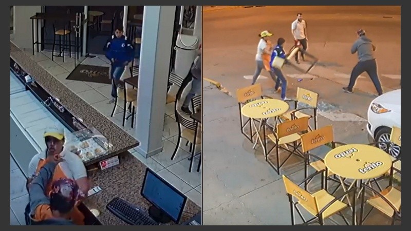 Otra heladería blanco de ladrones. 