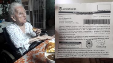 Hace años que doña Dora no tiene obligación ni de ir a votar.