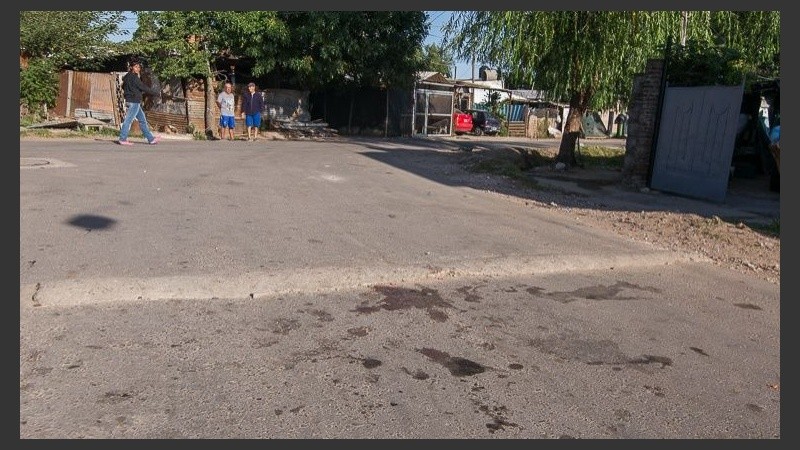 Imagen del lugar de la balacera del 1º de marzo. 