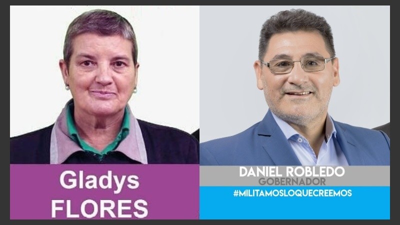 La izquierdista Gladys Flores y el pastor Daniel Robledo, en polos opuestos.
