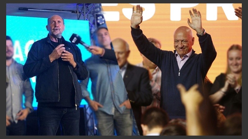 Perotti y Bonfatti, los que se perfilan para la dura elección de junio. 