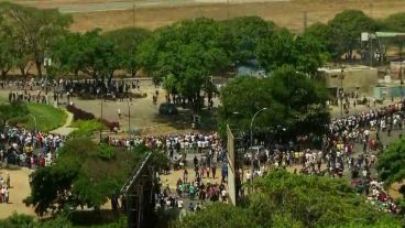 La tensión crecía en las calles de Venezuela este martes.