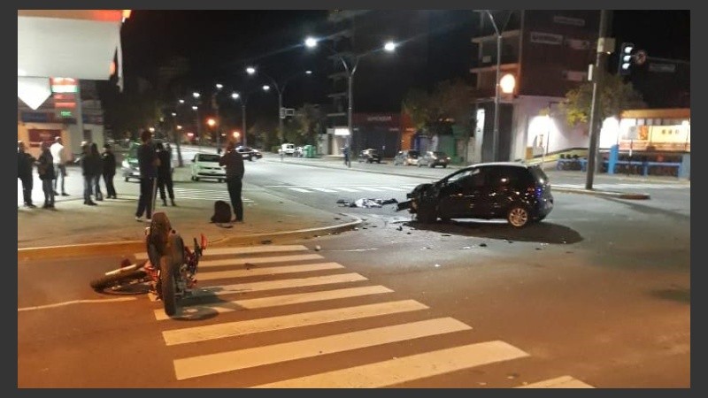 El accidente se registró este viernes a las 3.49 de la madrugada.