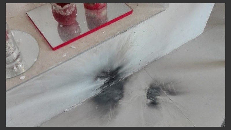 Imágenes de los destrozos por el operativo fallido en la zona sudoeste.