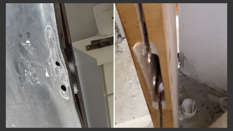 Imágenes de los destrozos por el operativo fallido en la zona sudoeste.