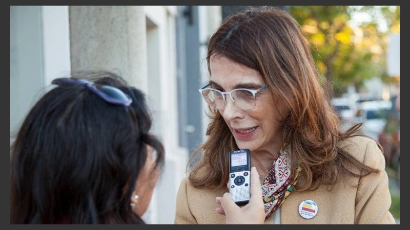 María Eugenia Bielsa hizo fuertes declaraciones de cara a las elecciones. 