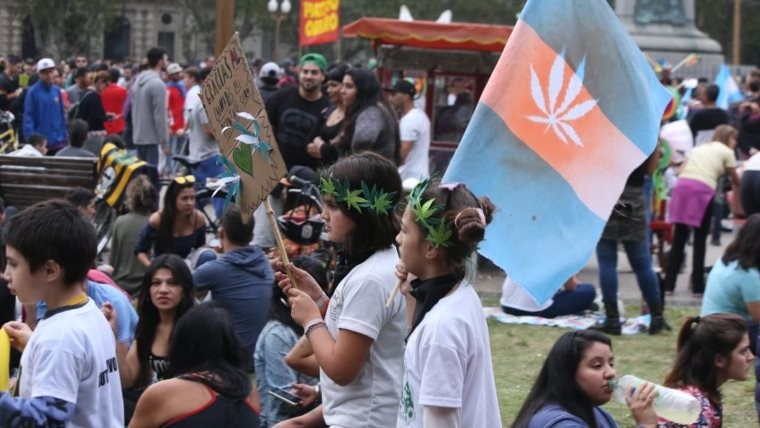 En Rosario la marcha fue de plaza San Martín hasta el Monumento.