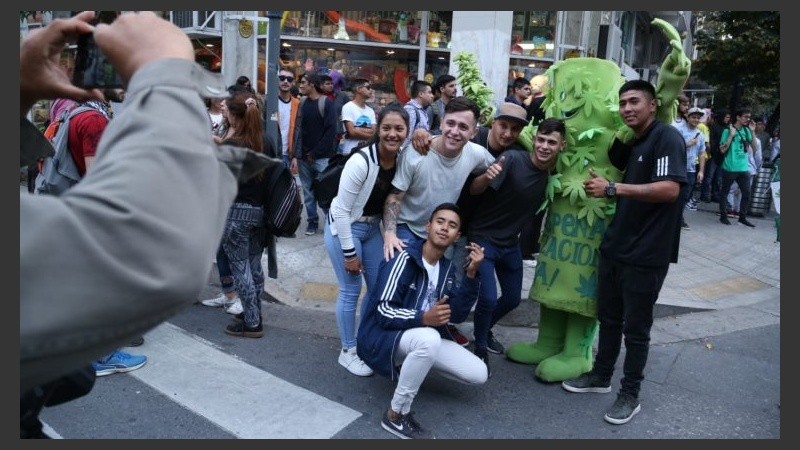 En Rosario la marcha fue de plaza San Martín hasta el Monumento.